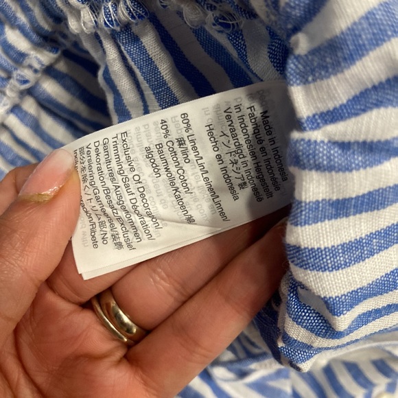 EUC JCrew jumpsuit linen and cotton, size S - Picture 5 of 5